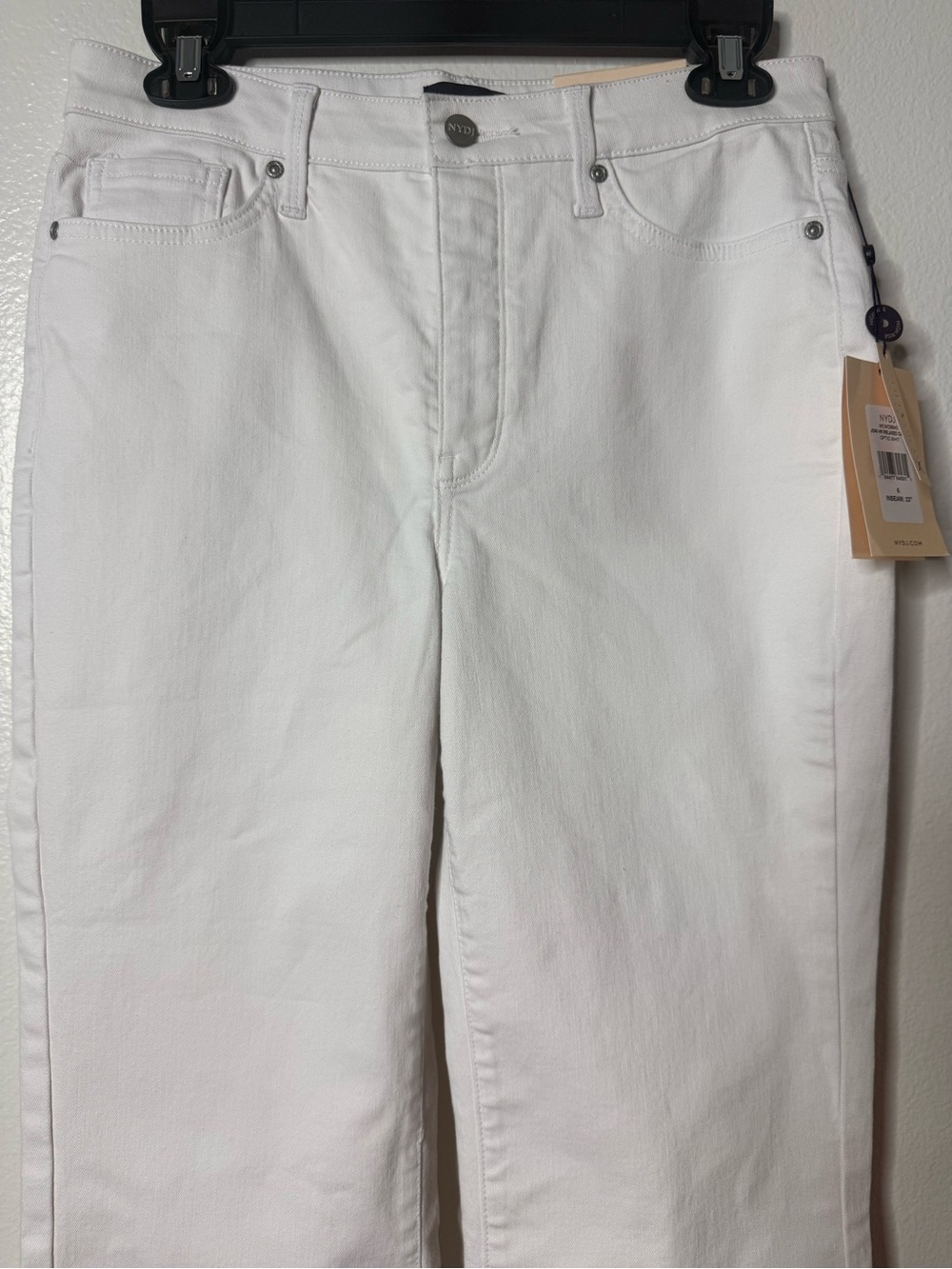 NEW NYDJ White LT Cool Embrace Joni Capri Jeans 6 - Picture 10 of 10